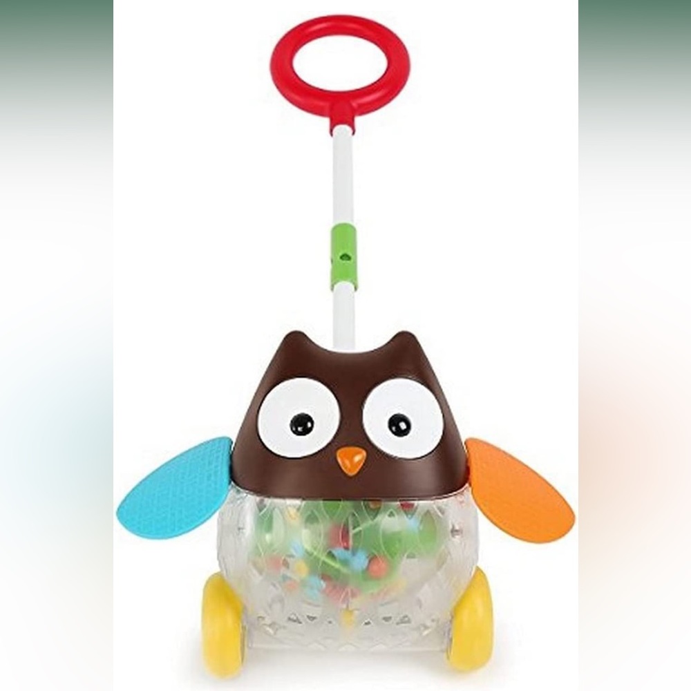 BRAND NEW Skip Hop Explore and More Rolling Owl Push Toy